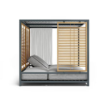 Load image into Gallery viewer, Allegra Sunlounger Cabana - Sunbrella special order item
