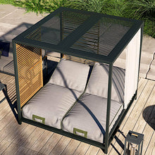 Load image into Gallery viewer, Allegra Sunlounger Cabana - Sunbrella special order item