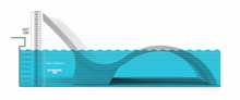Load image into Gallery viewer, chaise_deep water depth recommendation