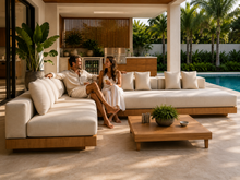 Load image into Gallery viewer, Noosa Teak Modular Outdoor Lounge SET