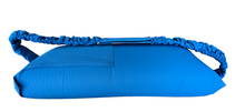 Load image into Gallery viewer, blue headrest pillow firm side view