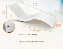 Load image into Gallery viewer, Vero Wave  Chaise Package x 2, Wave table, 2 pillows
