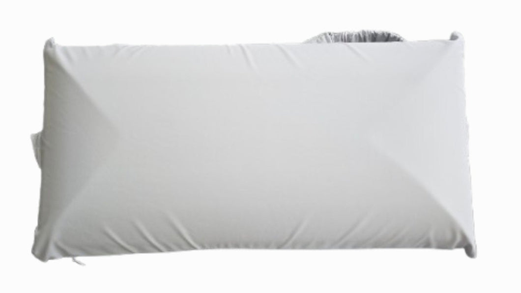 Chaise firm headrest pillows only white in stock