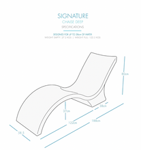 Load image into Gallery viewer, Signature Chaise Deep Pool Lounger
