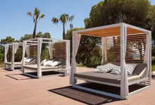 Load image into Gallery viewer, Allegra Sunlounger Cabana - Sunbrella special order item
