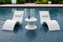 Load image into Gallery viewer, ledge lounger chaise deep white headrest package
