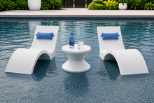 Load image into Gallery viewer, ledge lounger chaise deep blue headrest package
