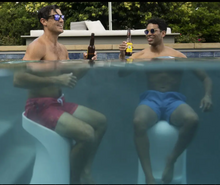 Load image into Gallery viewer, in pool stool sinks to bottom
