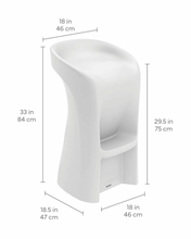 Load image into Gallery viewer, in pools stool specifications
